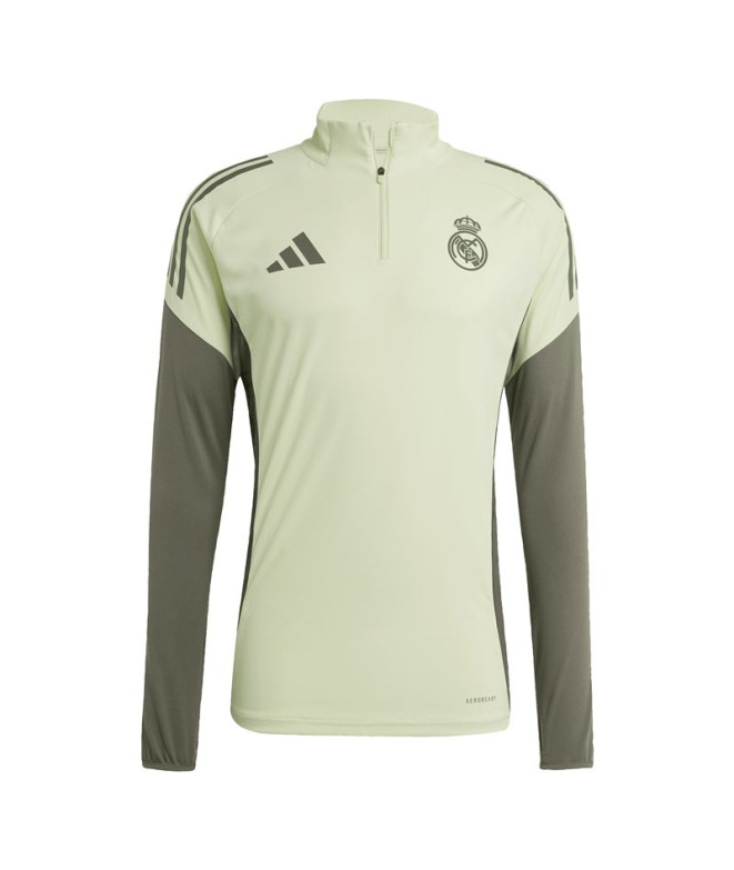 Sweat de Football adidas Real Madrid Tr Haut Homme Jaune