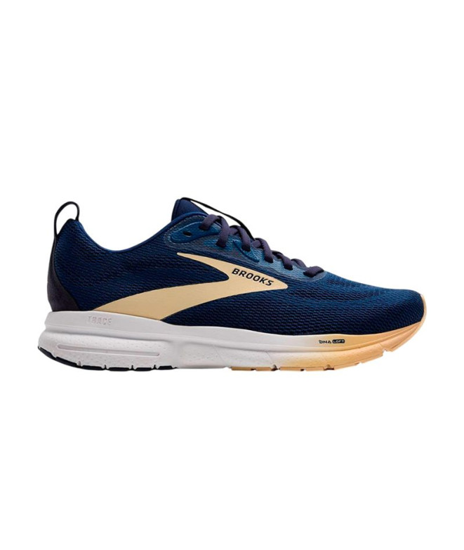 Sapatilhas de Running Brooks Trace 4 Mulher Azul Marinho