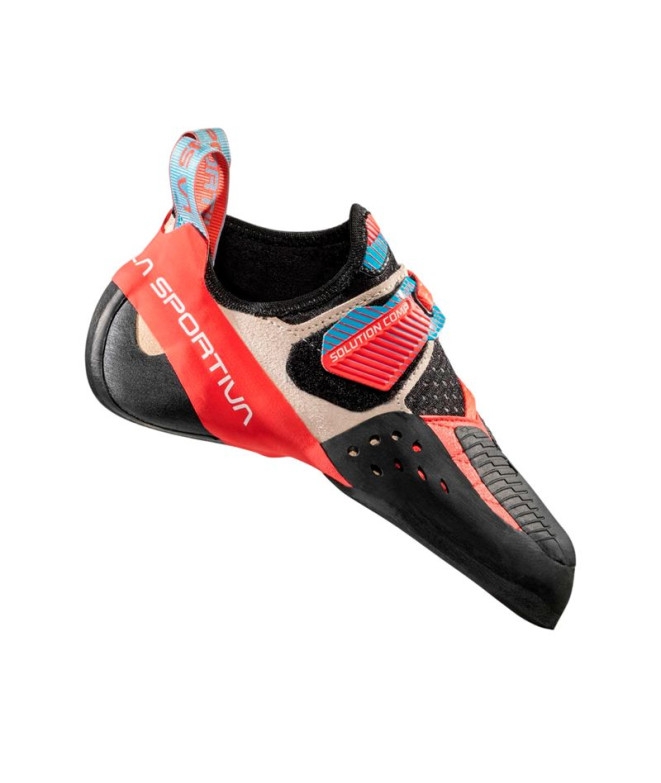 Chausson de Escalade La Sportiva Solution Comp Femme Noir/rouge
