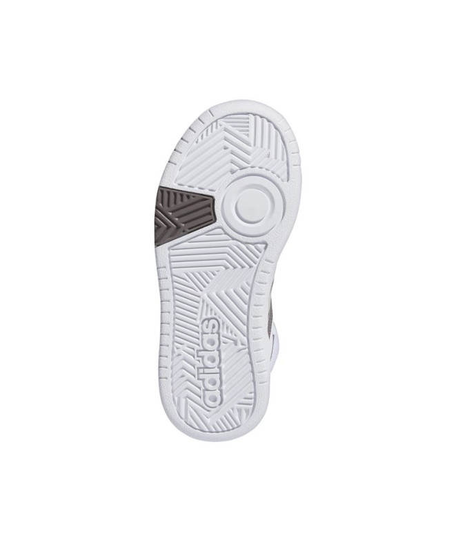 Sapatilhas adidas Hoops Mid 3.0 Infantil Branco