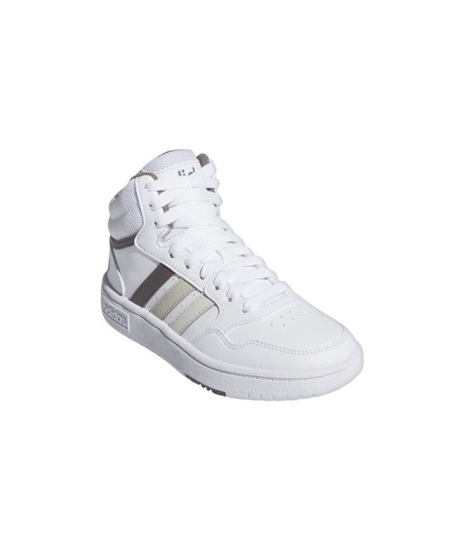 Sapatilhas adidas Hoops Mid 3.0 Infantil Branco