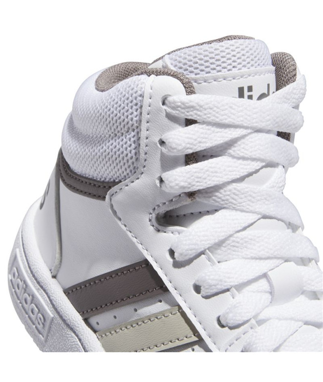 Sapatilhas adidas Hoops Mid 3.0 Infantil Branco