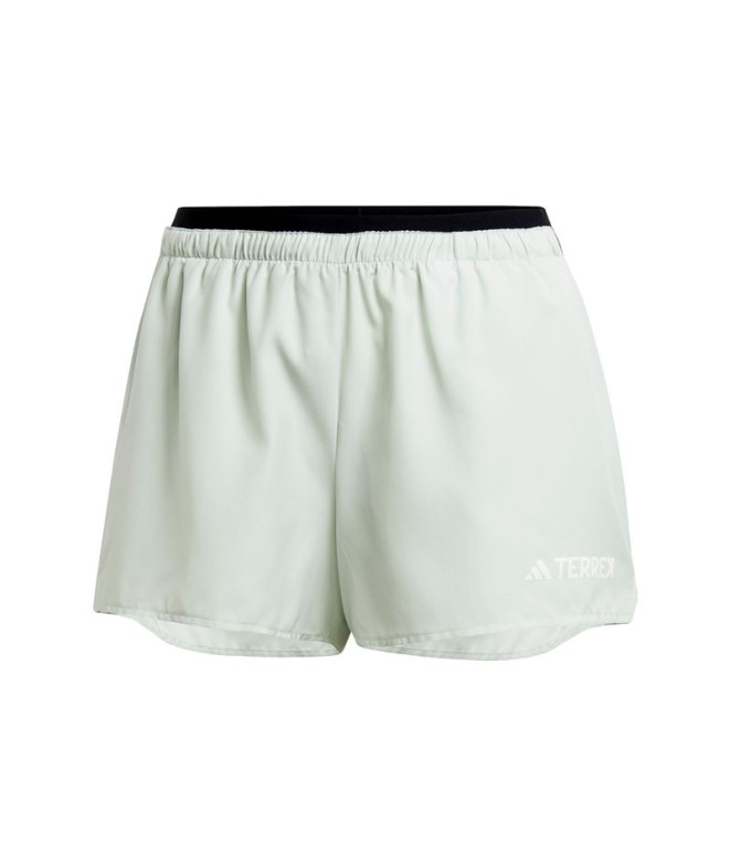 Calça de Trail adidas Mt Light Sh Mulher Verde