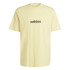 Camiseta adidas Lin Sj Homem Amarelo