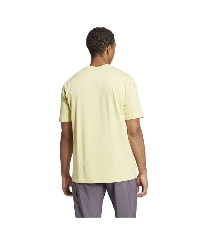 Camiseta adidas Lin Sj Homem Amarelo