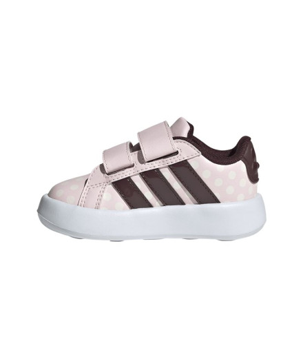 Chaussures adidas Grand Court Minnie Cf Enfant Rose 2