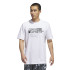 T-shirt de Basket-ball adidas Bb Gfx Saison Homme Blanc
