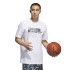Camiseta de Baloncesto adidas Bb Gfx Season Hombre Blanco