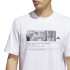 Camiseta de Baloncesto adidas Bb Gfx Season Hombre Blanco