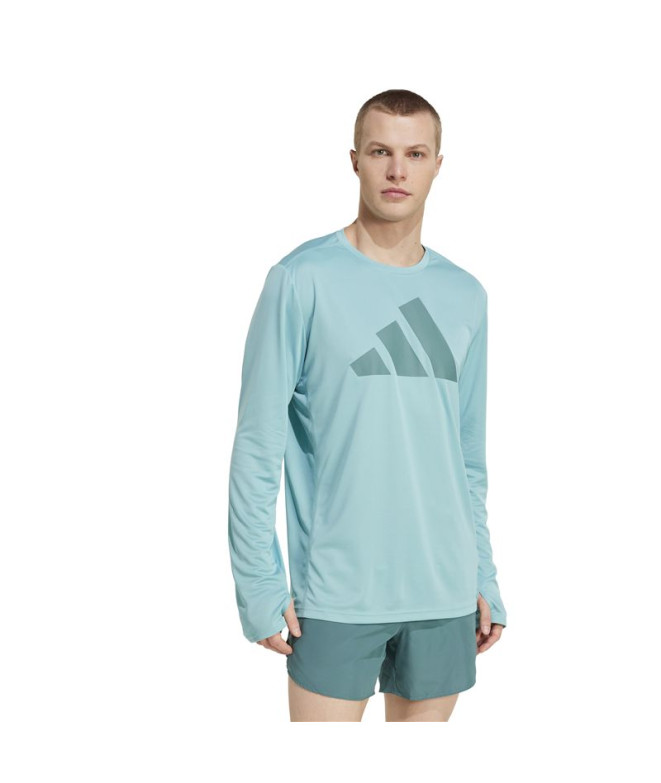 T-shirt de Running adidas Run It Ls Homme Tonmen