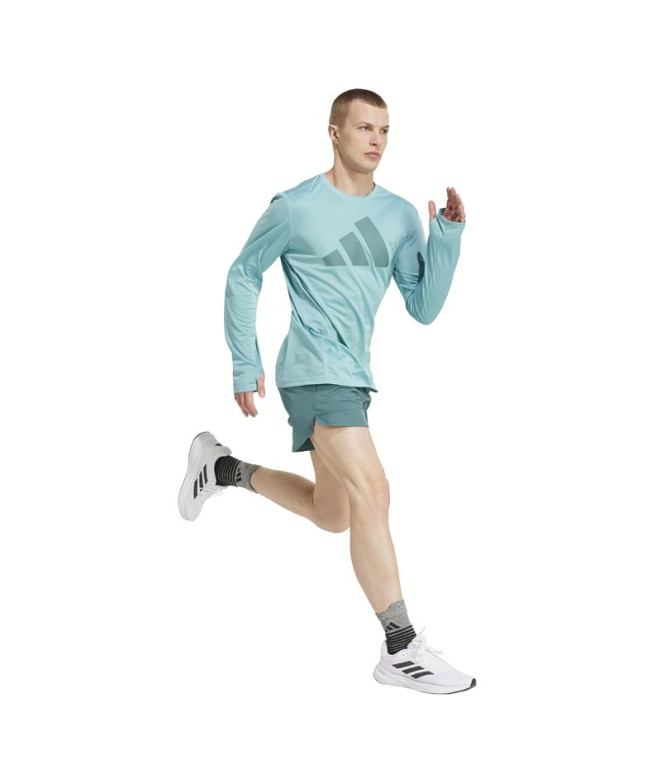 T-shirt de Running adidas Run It Ls Homme Tonmen