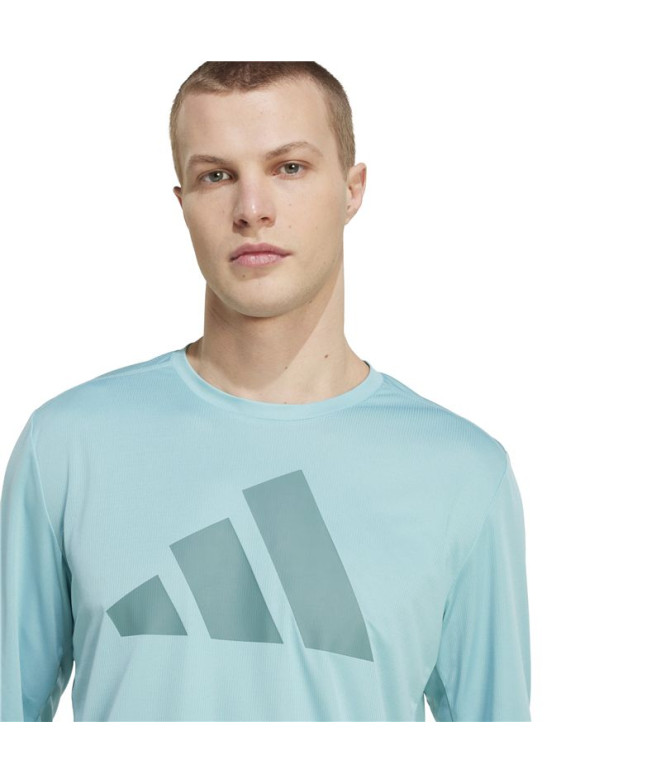 Camiseta de Running adidas Run It Ls Homem Tonmen
