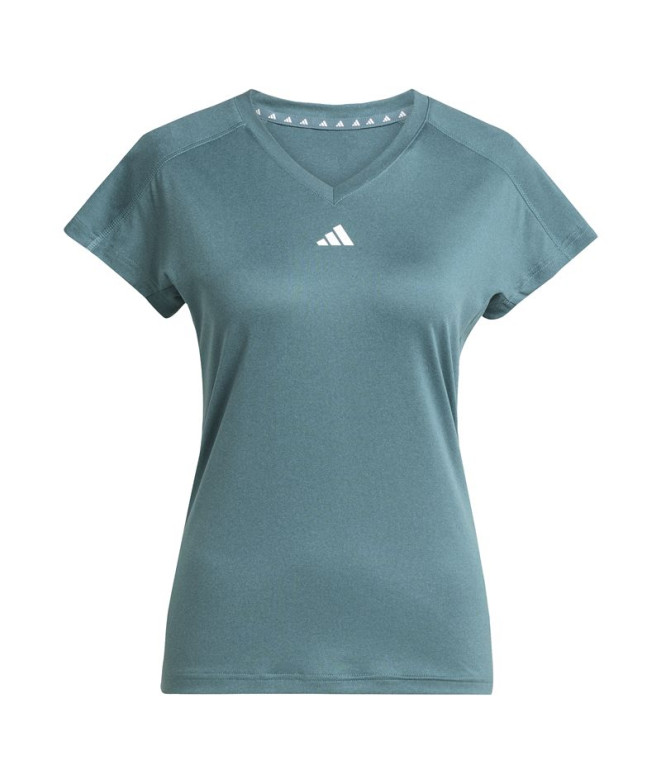 Camiseta de Fitness adidas We Min Mujer Azcead / Blanco