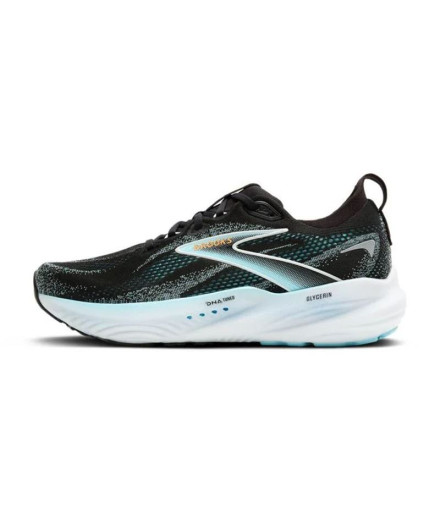 Chaussures de Running Brooks Glycerin 22 Homme Noir/Bleu 2