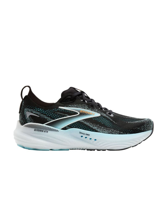 Chaussures de Running Brooks Glycerin Gts 22 Noir/Bleu