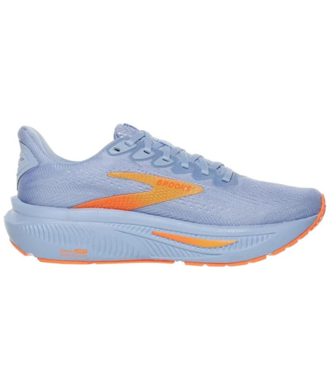 Zapatillas de Running Brooks Ghost 17 Mujer Azul/Naranja