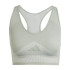 Sutiã esportivo de Fitness adidas Arknt Ls Bra Mulher Verde
