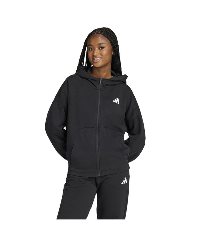 Sweat adidas Future Icons Sl Fz Hd Femme Noir