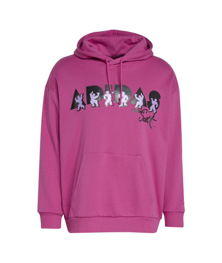 Sudadera de Fitness adidas Js Hoody Hombre Fucsia