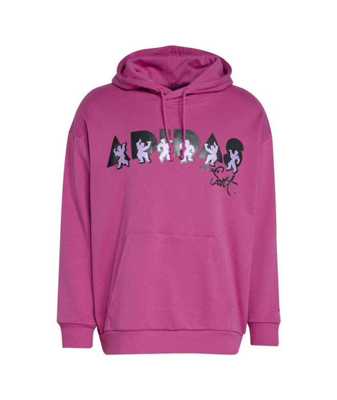Sweat de Fitness adidas Js Hoody Homme Fuchsia