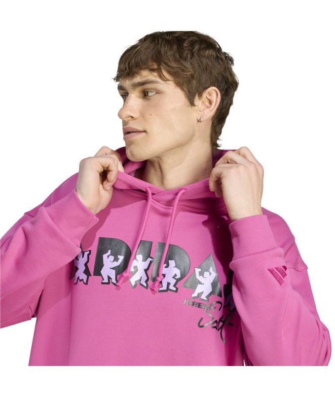 Sweat de Fitness adidas Js Hoody Homme Fuchsia