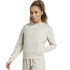 Moletom de Fitness adidas D4T Knit Crew Mulher Cinza