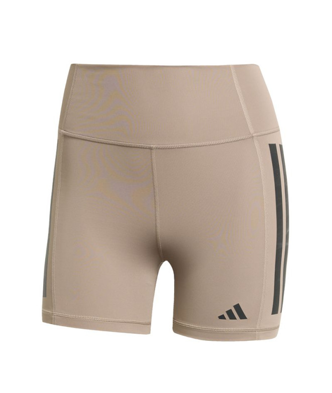 Malhas de Fitness adidas Opt 3 Bandas 1/4 Mulher Marrom