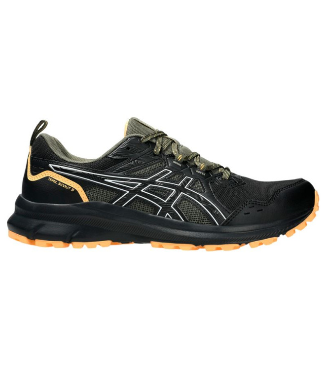 Sapatilhas ASICS Trail Scout 3 Homem Preto/Branco