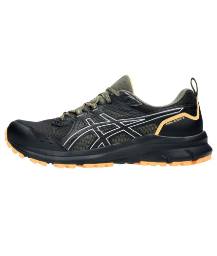 Chaussures ASICS Trail Scout 3 Homme Noir/Blanc 2
