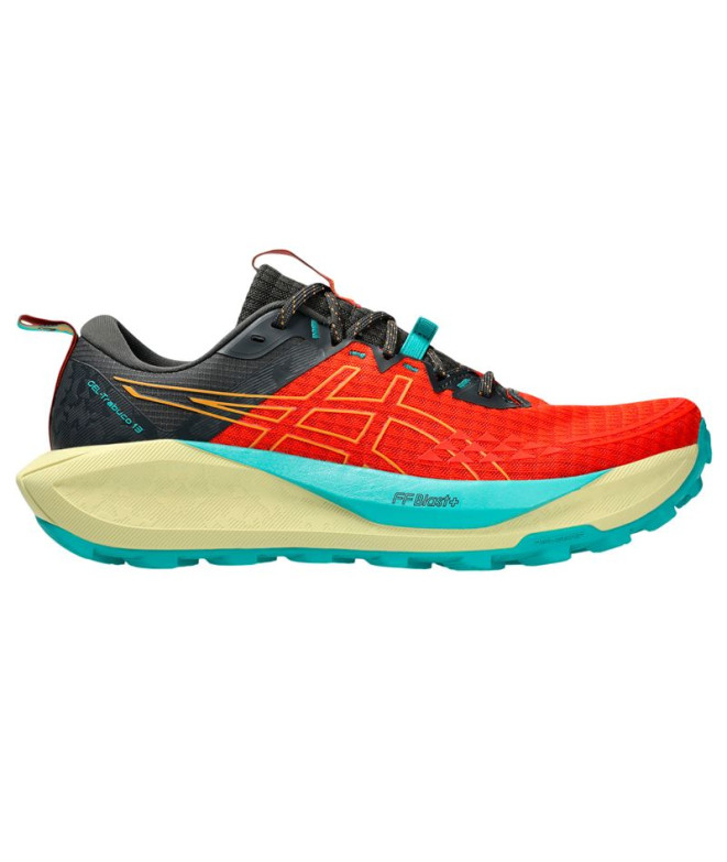 Zapatillas de Trail ASICS Gel-Trabuco 13 Hombre Rojo/Beige