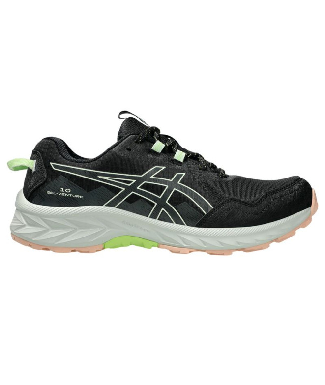 Sapatilhas de Trail ASICS Gel-Venture 10 Mulher Preto/Verde