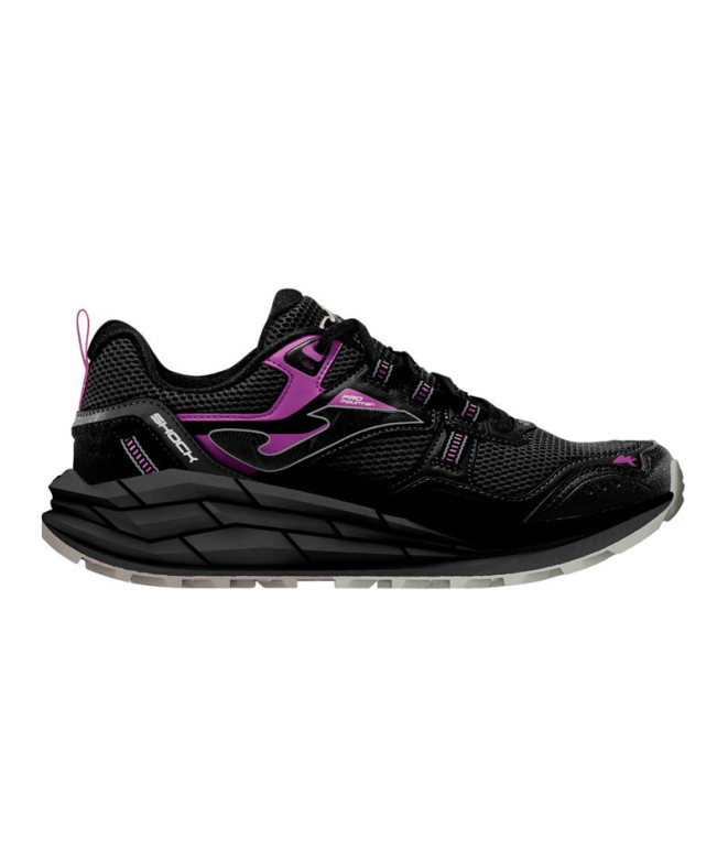 Zapatillas de Trail Joma Shock 2531 Negro Mujer