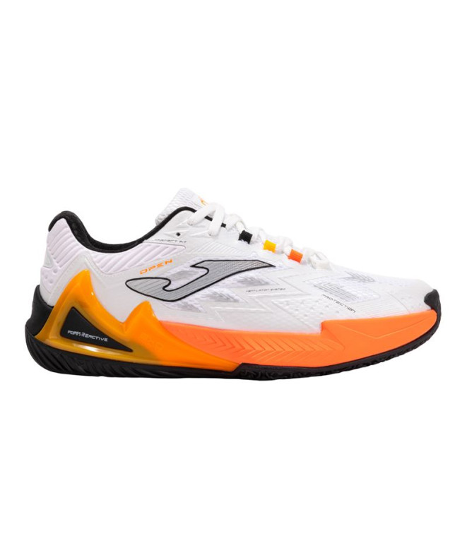 Zapatillas de Pádel Open 2516 Blanco Naranja Hombre