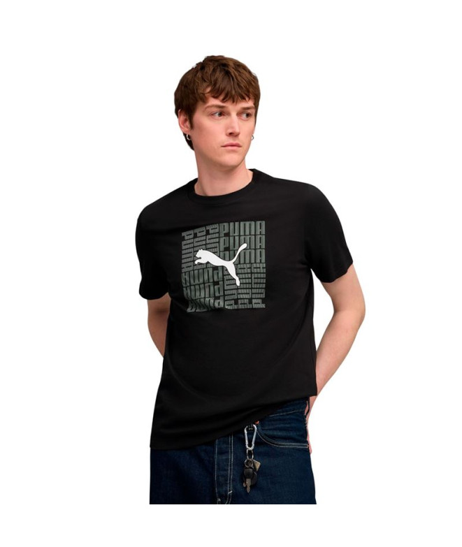 T-shirt Puma Graphic Box Noir Homme