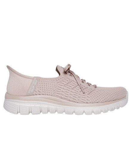 Sapatilhas Skechers Graceful - First Blush Mulher Taupe