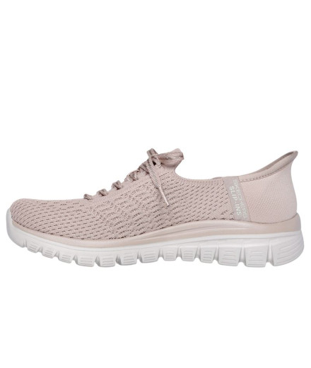Sapatilhas Skechers Graceful - First Blush Mulher Taupe 2