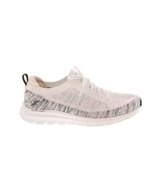 Sapatilhas Skechers Pure Flex - Pulse Mulher Branco-Negro