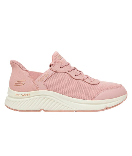 Chaussures Skechers Bobs Arch Comfort B Femme Rose