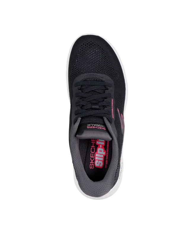 Sapatilhas Skechers Go Walk Flex Mulher Preto /...