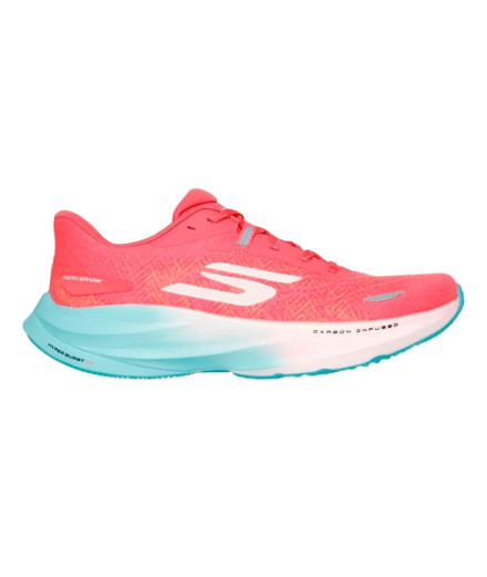 Chaussures de Running Skechers Skx Aero Spark Femme Corail