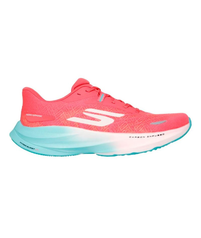 Sapatilhas de Running Skechers Skx Aero Spark Mulher Coral