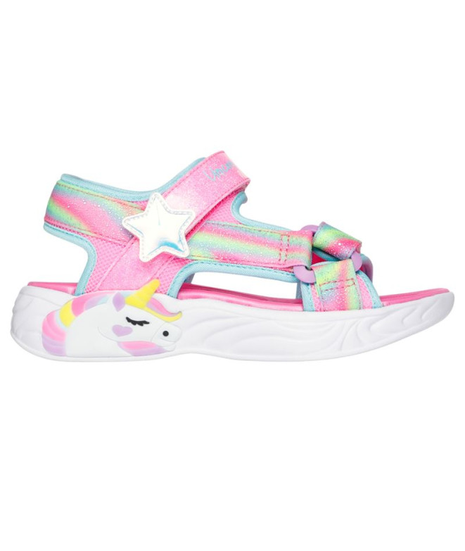 Sandales Skechers Rêves de Licorne Fille Lavande/Rose