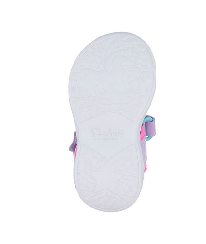 Sandálias Skechers Unicorn Dreams Menina...