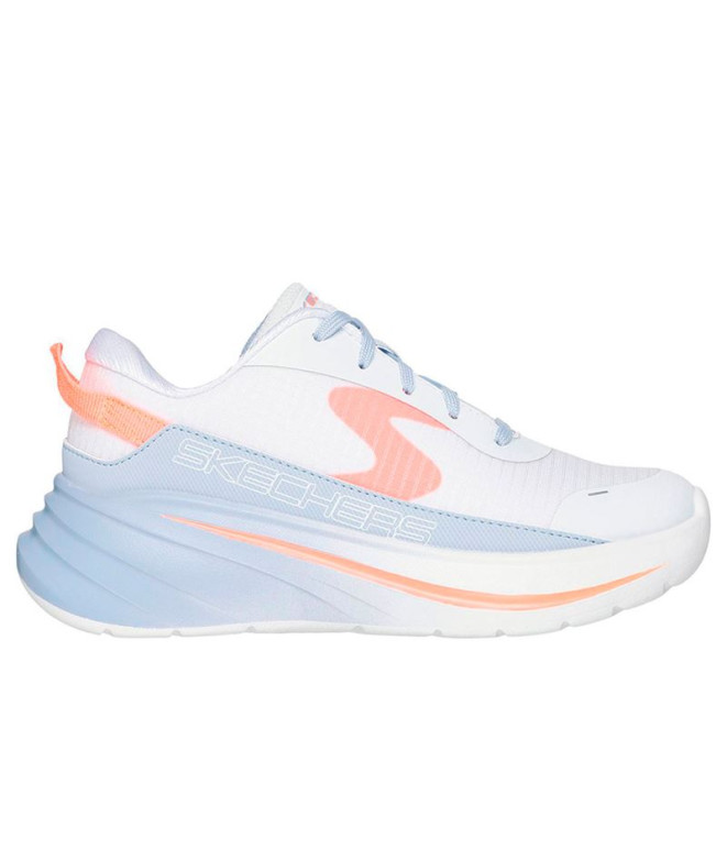 Sapatilhas Skechers Wave 92-Imara Breeze Menina Branco /Light Azul Trim