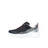 Chaussures Skechers Microspec II - Zovri Enfant Noir Argent & Rouge
