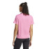 Camiseta de Fitness adidas We 3Bandas Crew Mulher Rosa