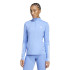 Moletom de Fitness adidas Hyglm 1/4Zip Mulher Azul