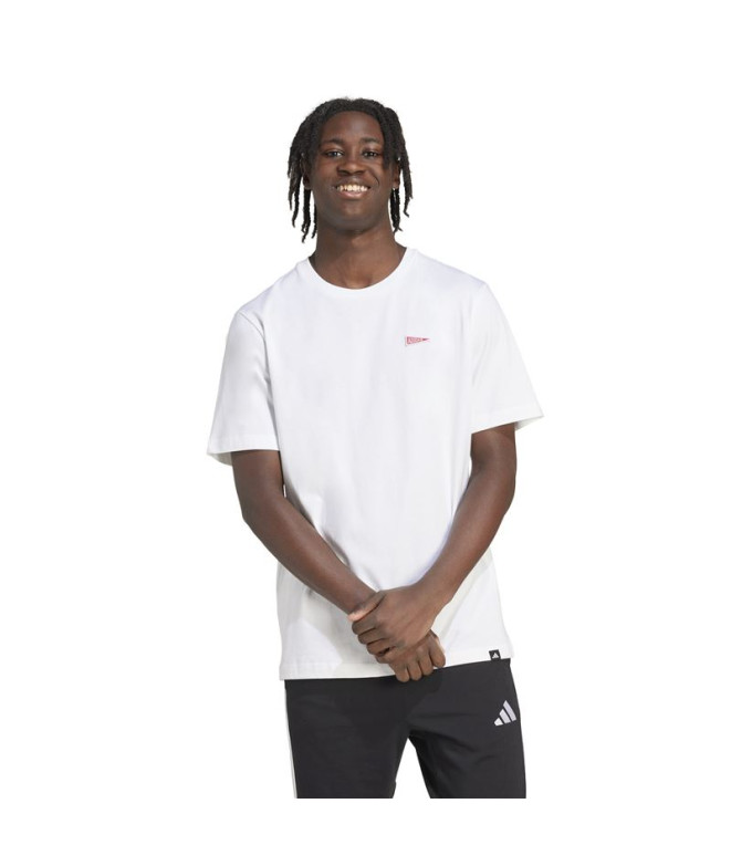 Camiseta adidas Pennant Homem Branco