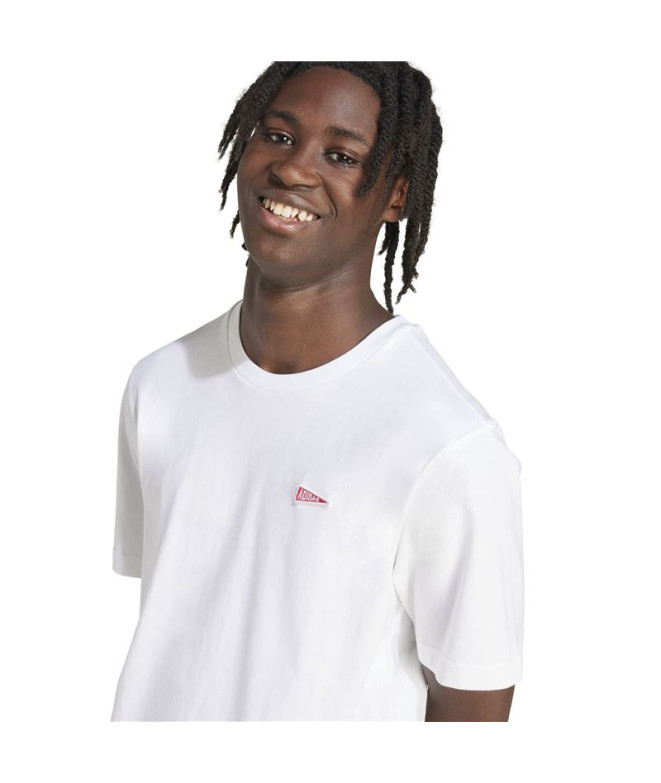 Camiseta adidas Pennant Homem Branco