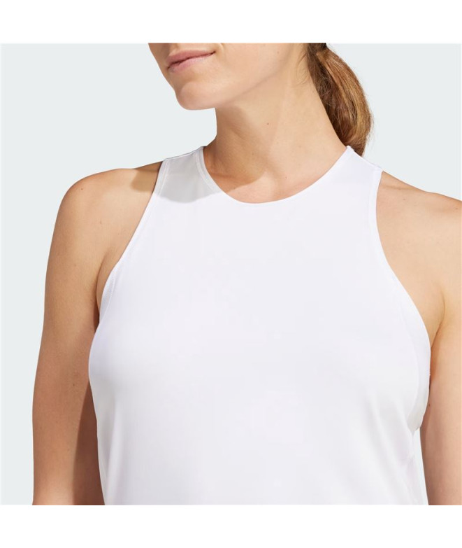 Camiseta adidas Tirantes Club Tank Mulher Branco